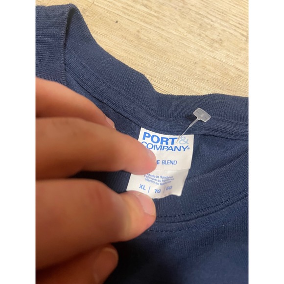 Fisher College Boston The City of Champions‎ T Shirt Mens XL Navy Blue - Picture 3 of 7